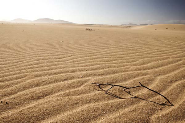 Only sand